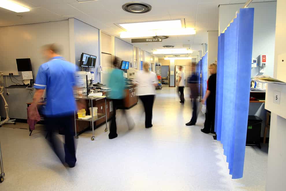 The number of people waiting to start routine hospital treatment has risen to a new record high (Peter Byrne/PA)