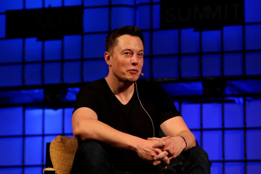Elon Musk has queried the meaning of the word tosh in a Twitter exchange with the Northern Ireland Secretary (PA)