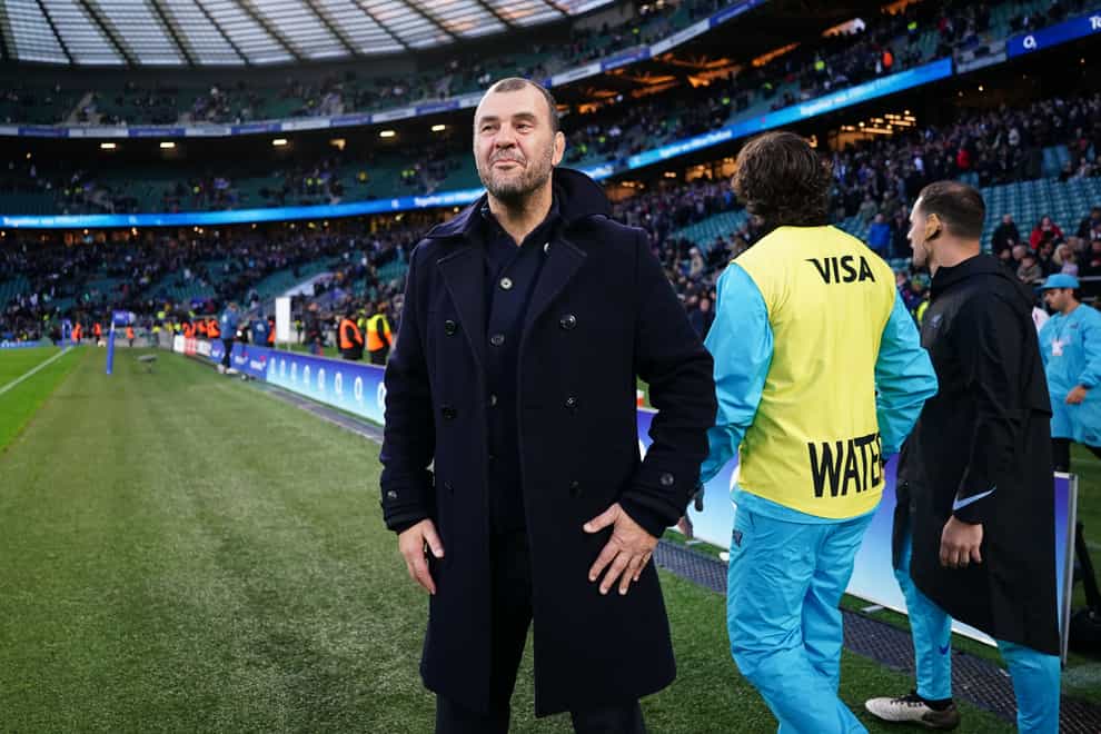 Argentina head coach Michael Cheika is aiming to follow up victory over England by beating Wales in Cardiff (David Davies/PA)