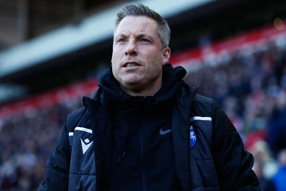 Gillingham boss Neil Harris masterminded victory over Brentford (Will Matthews/PA)