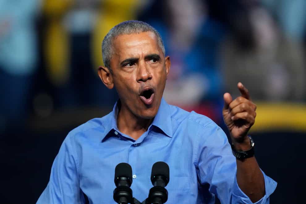 Former US president Barack Obama (Matt Rourke/AP)