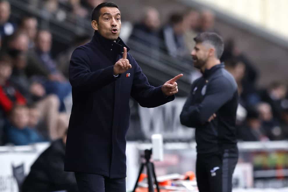 Rangers manager Giovanni van Bronckhorst (left) is under pressure again after a 1-1 draw at St Mirren (Jeff Holmes/PA)