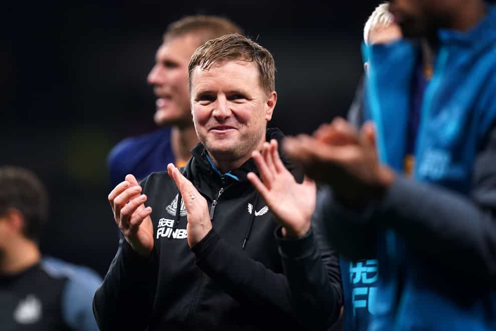 Newcastle boss Eddie Howe is excited by what may lie ahead (Adam Davy/PA)