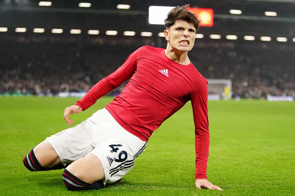Erik ten Hag urged Alejandro Garnacho to “keep his feet on the ground” after he scored the winner for Manchester United in a 2-1 win at Fulham (Zac Goodwin/PA)