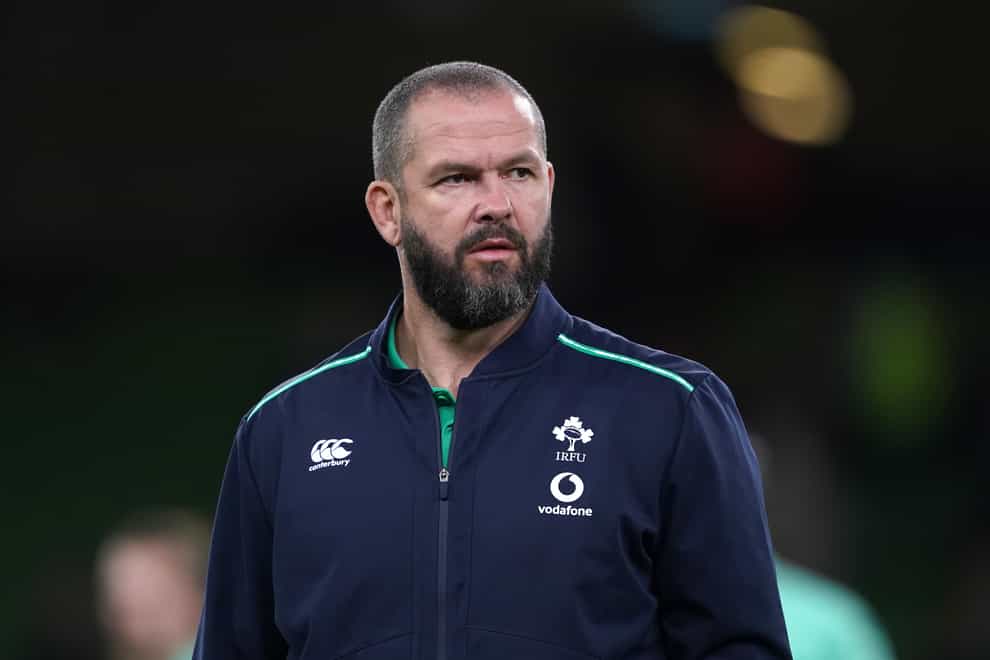 Andy Farrell has guided Ireland to top of the world rankings (Brian Lawless/PA)