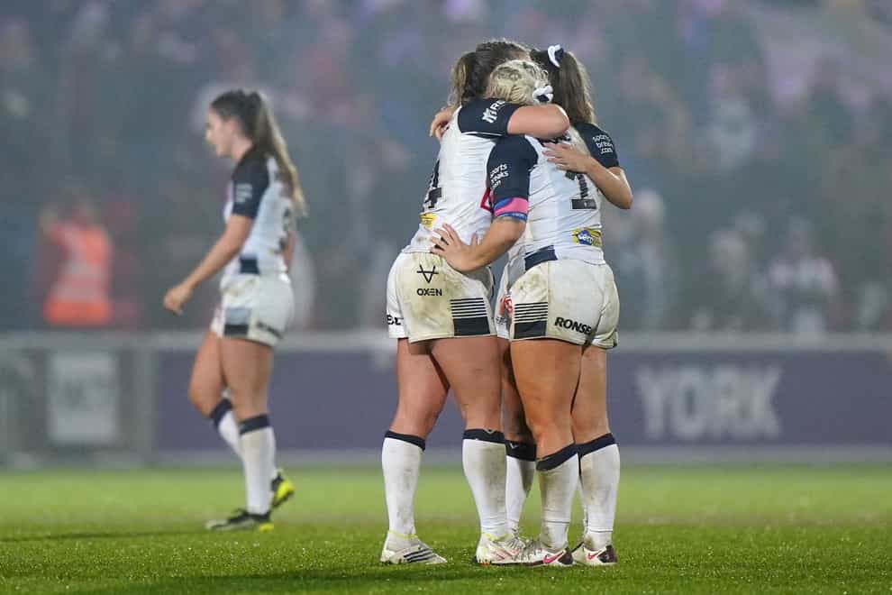 England suffered a heartbreaking exit from the women’s Rugby League World Cup (Tim Goode/PA)