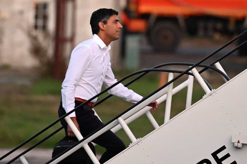 Prime Minister Rishi Sunak was speaking in Bali, where he is attending the G20 summit (Leon Neal/PA)