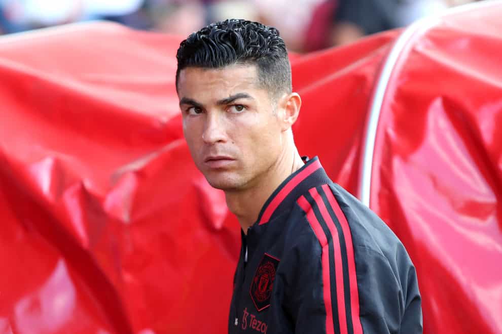 Cristiano Ronaldo appears to be on his way out of Old Trafford after his interview with Piers Morgan (Kieran Cleeves/PA)