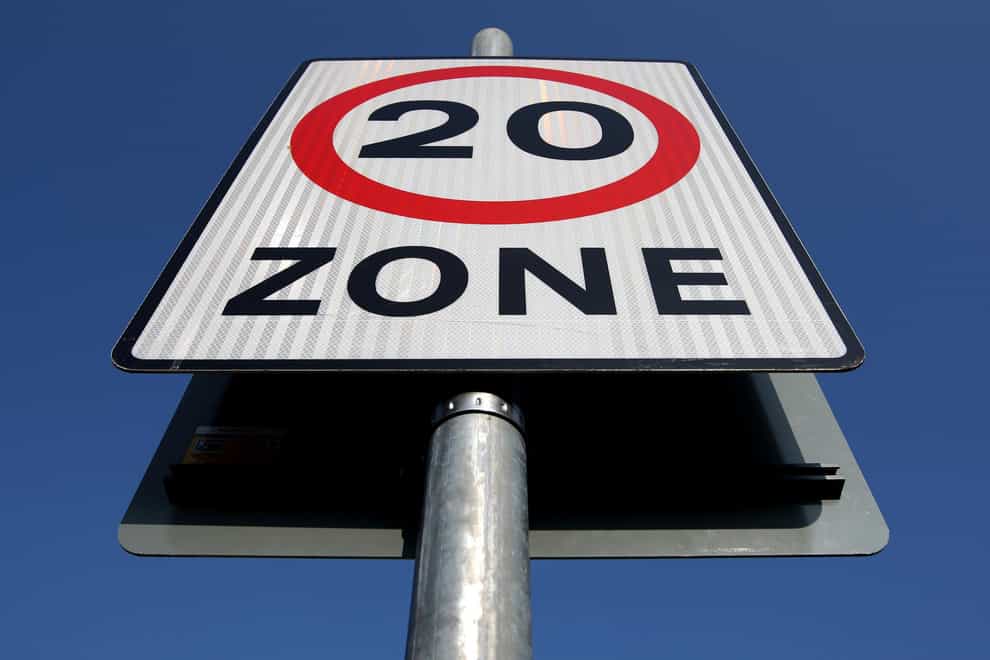 Roads with a 20mph limit did experience a reduction in traffic, according to the report (Dominic Lipinski/PA)