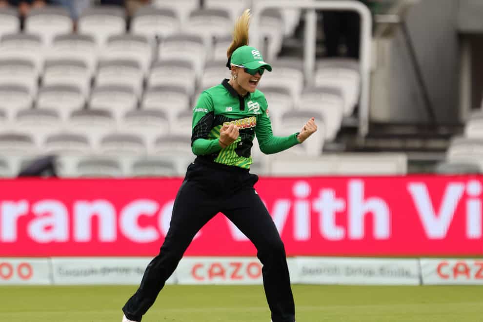 Gaby Lewis played a key role in Ireland’s landmark victory in Pakistan (Steven Paston/PA)