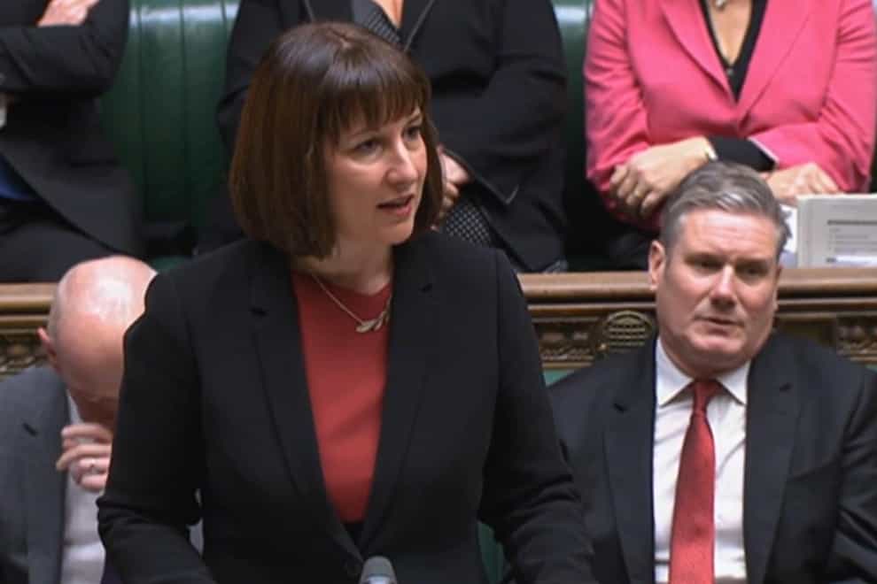 Shadow chancellor Rachel Reeves responds after Chancellor of the Exchequer Jeremy Hunt delivered his autumn statement to MPs. (House of Commons/PA)
