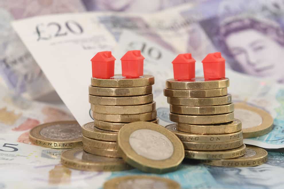 House prices are expected to fall by 9% over the next couple of years, largely driven by higher mortgage rates and the wider economic downturn, according to the Office for Budget Responsibility (PA)