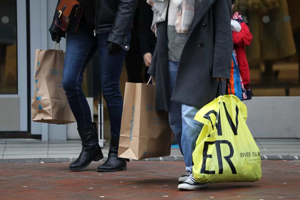 Retail sales improved in October, according to new figures (Andrew Matthews/PA)