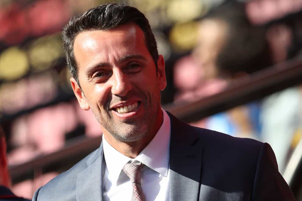 Former Arsenal midfielder Edu has played a key role in the club’s success in his role as technical director (nick Potts/PA)