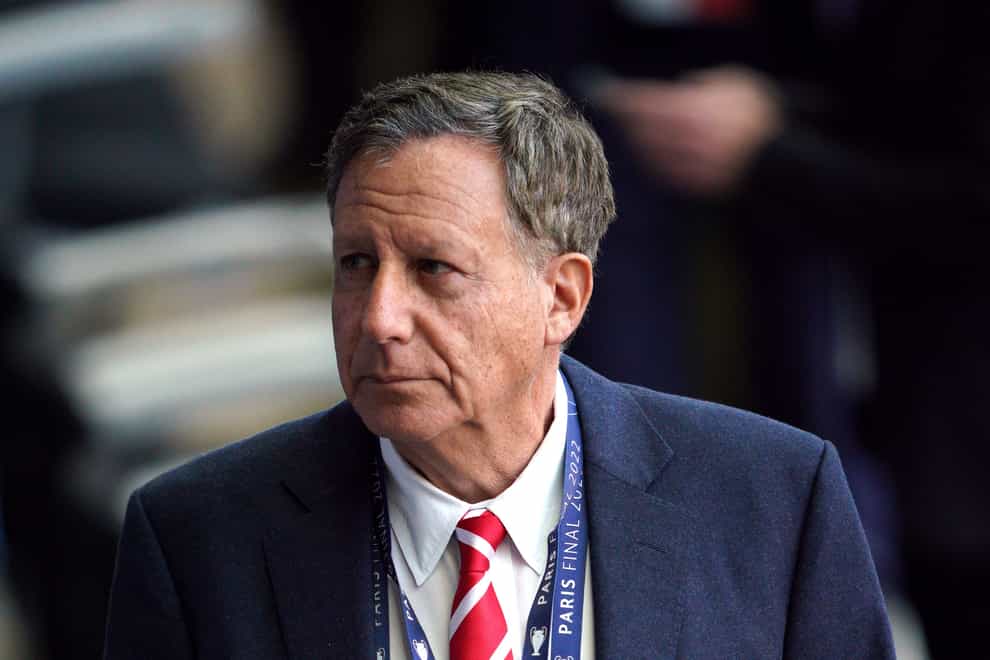 Tom Werner said the Fenway Sports Group is looking at selling Liverpool but is in no hurry (Peter Byrne/PA)