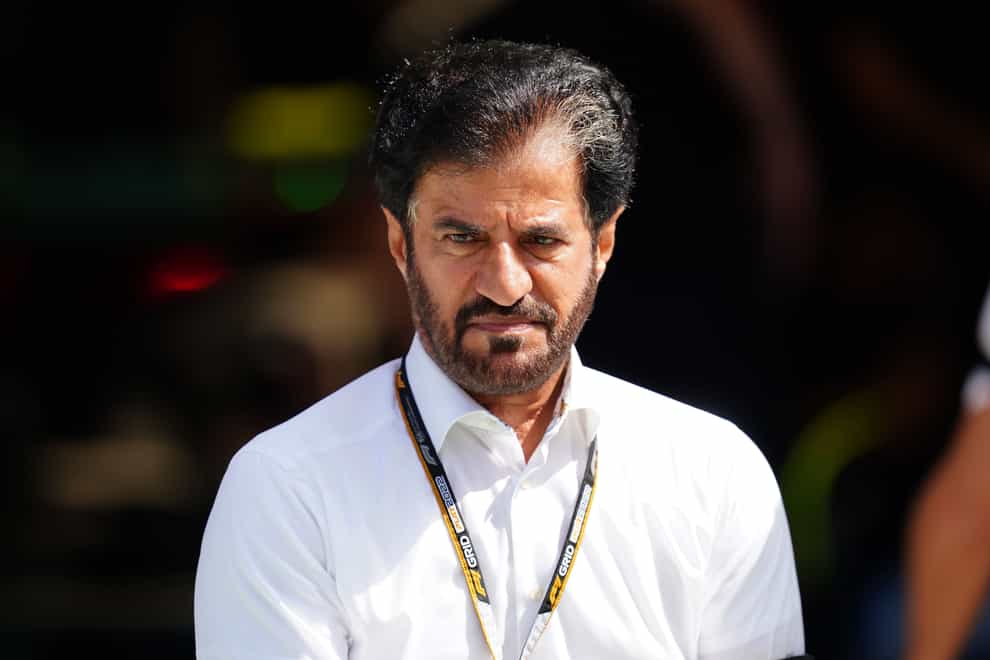 Mohammed Ben Sulayem (pictured) has revealed he still speaks to Michael Masi (David Davies/PA)