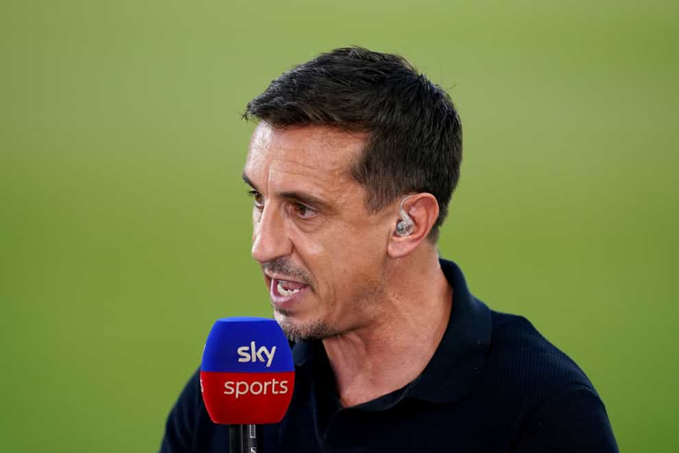 Gary Neville shared his thoughts on the World Cup being held in Qatar (John Walton/PA)