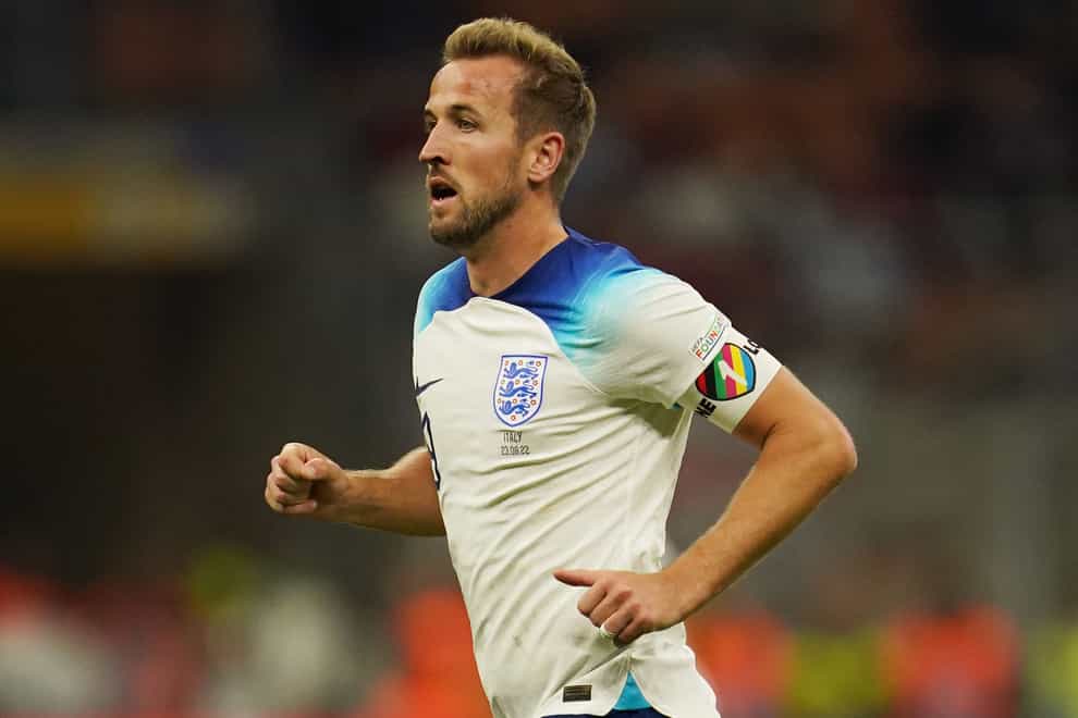 Harry Kane intends to wear the OneLove armband in England’s World Cup opener against Iran (Nick Potts/PA)
