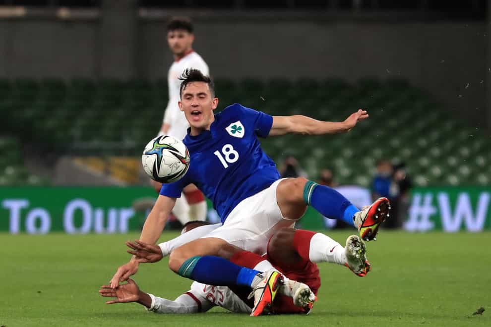 Jamie McGrath returned to Republic of Ireland action in Sunday night’s 1-0 friendly victory over Malta (Donall Farmer/PA)