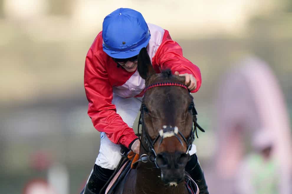 A Plus Tard ridden by Rachael Blackmore wins the Boodles Cheltenham Gold Cup Chase during day four of the Cheltenham Festival at Cheltenham Racecourse. Picture date: Friday March 18, 2022.