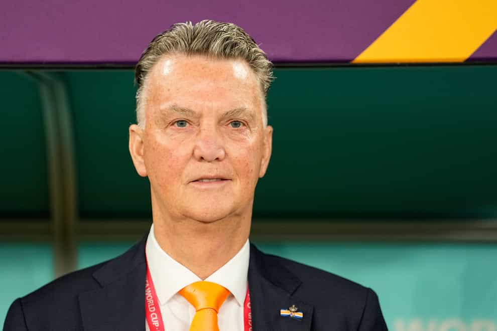 Netherlands head coach Louis van Gaal (Ebrahim Noroozi/AP)