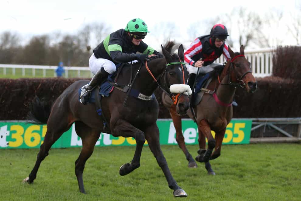 First Flow (left) winning last year’s Peterborough Chase at Huntingdon (Nigel French/PA)