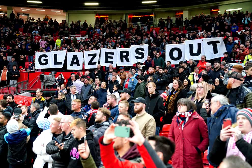 Manchester United’s unpopular owners are reportedly preparing a potential sale of the club (Martin Rickett/PA)