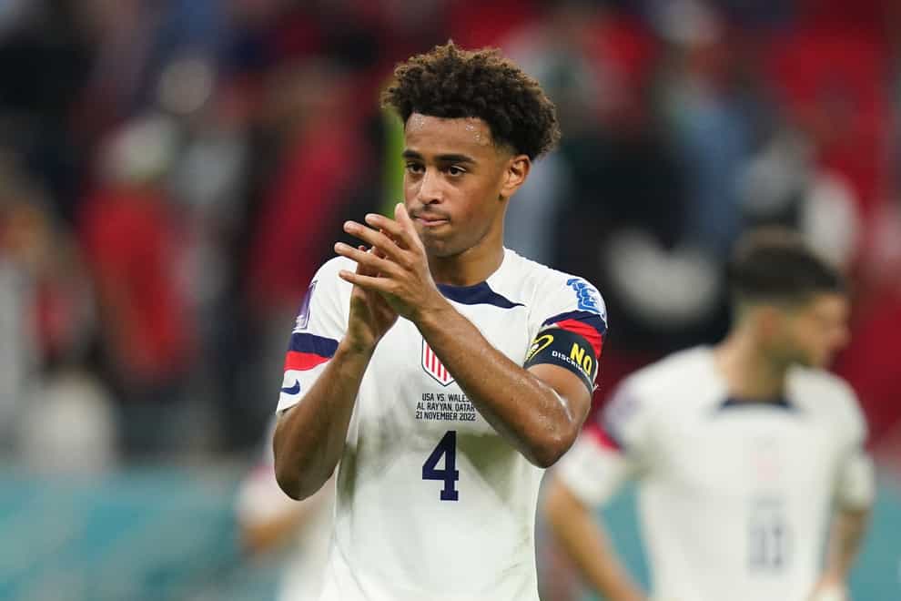 United States captain Tyler Adams says his side are not intimidated by England at the World Cup (Adam Davy/PA)