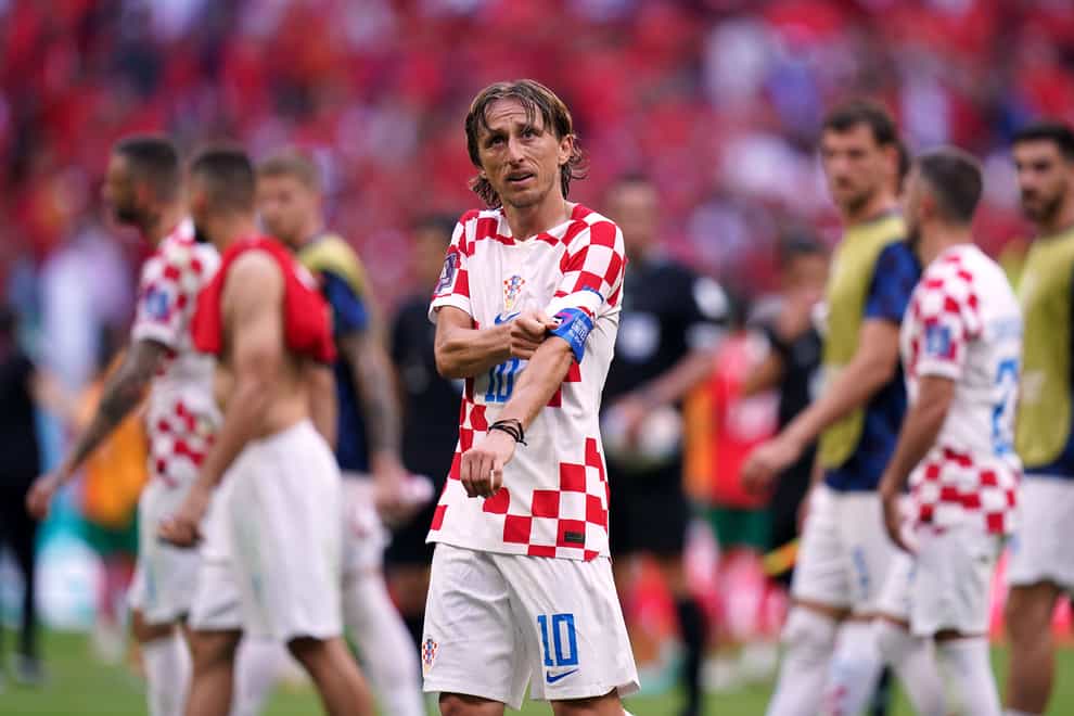 Croatia had to settle for a point against Morocco (Adam Davy/PA).