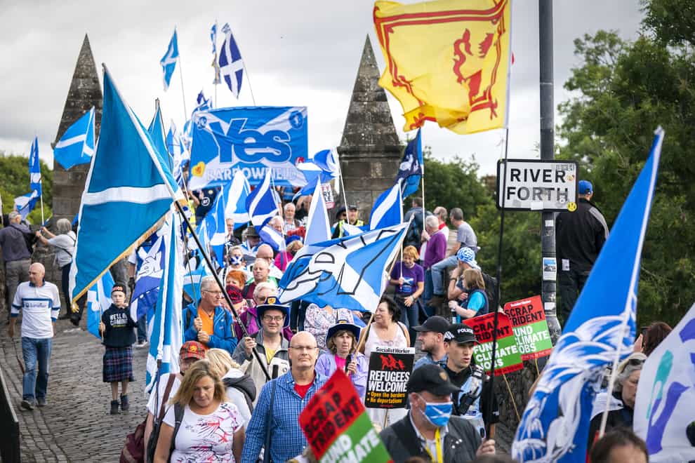 The Supreme Court ruled on the possibility of another independence referendum on Wednesday (Jane Barlow/PA)