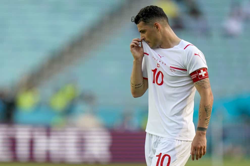 Granit Xhaka is hoping to make history with Switzerland (PA Archive)
