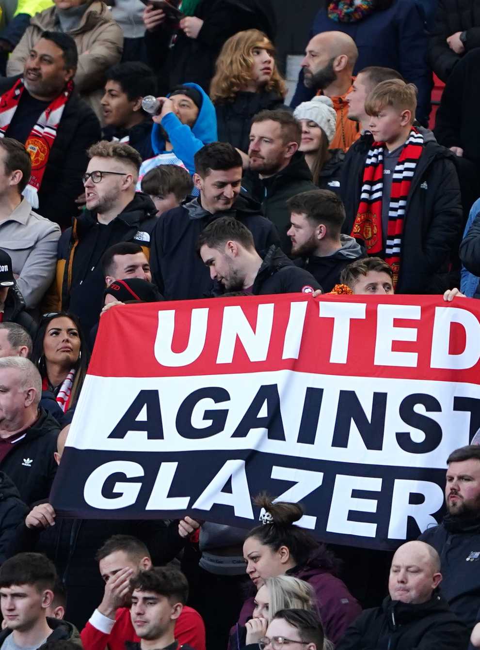 Manchester United fans hope to soon have their way with the Glazers seemingly on their way out of Old Trafford (Zac Goodwin/PA)