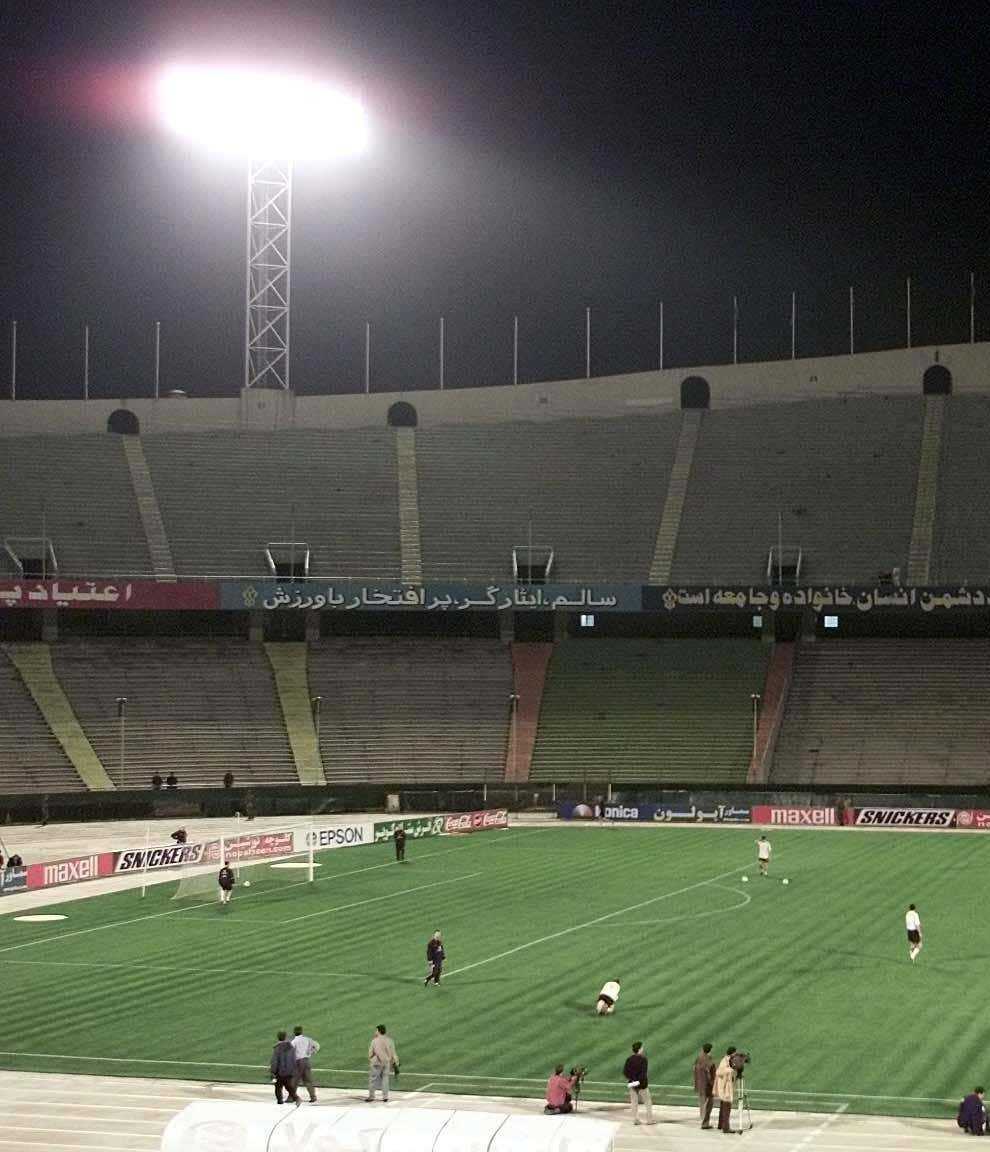 Wales played at Tehran’s Aryamehr Stadium in 1978. It is now known as the Azadi Stadium (Andrew Bud/PA)