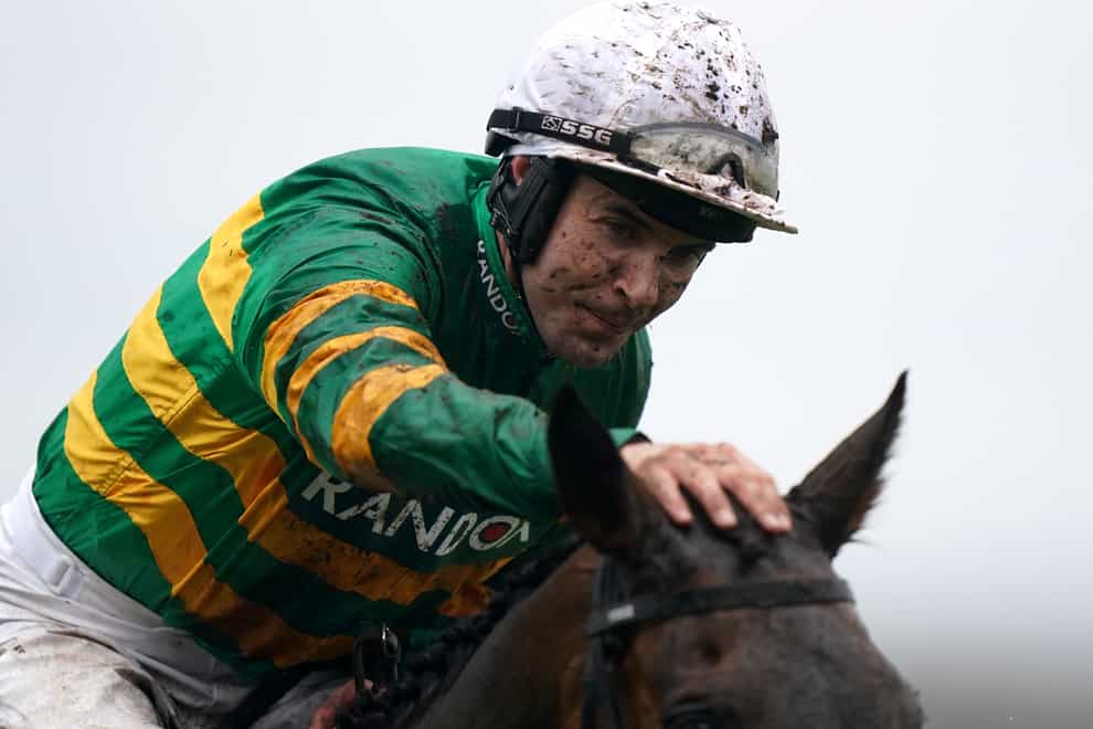 Aidan Coleman aboard Epatante after winning the Betway Aintree Hurdle at Aintree Racecourse, Liverpool. Picture date: Thursday April 7, 2022.