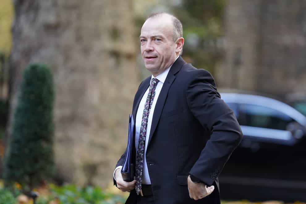 Northern Ireland Secretary Chris Heaton-Harris has said he should not be the one taking decisions on a budget for the region, but that local ministers should be doing so (Stefan Rousseau/PA)