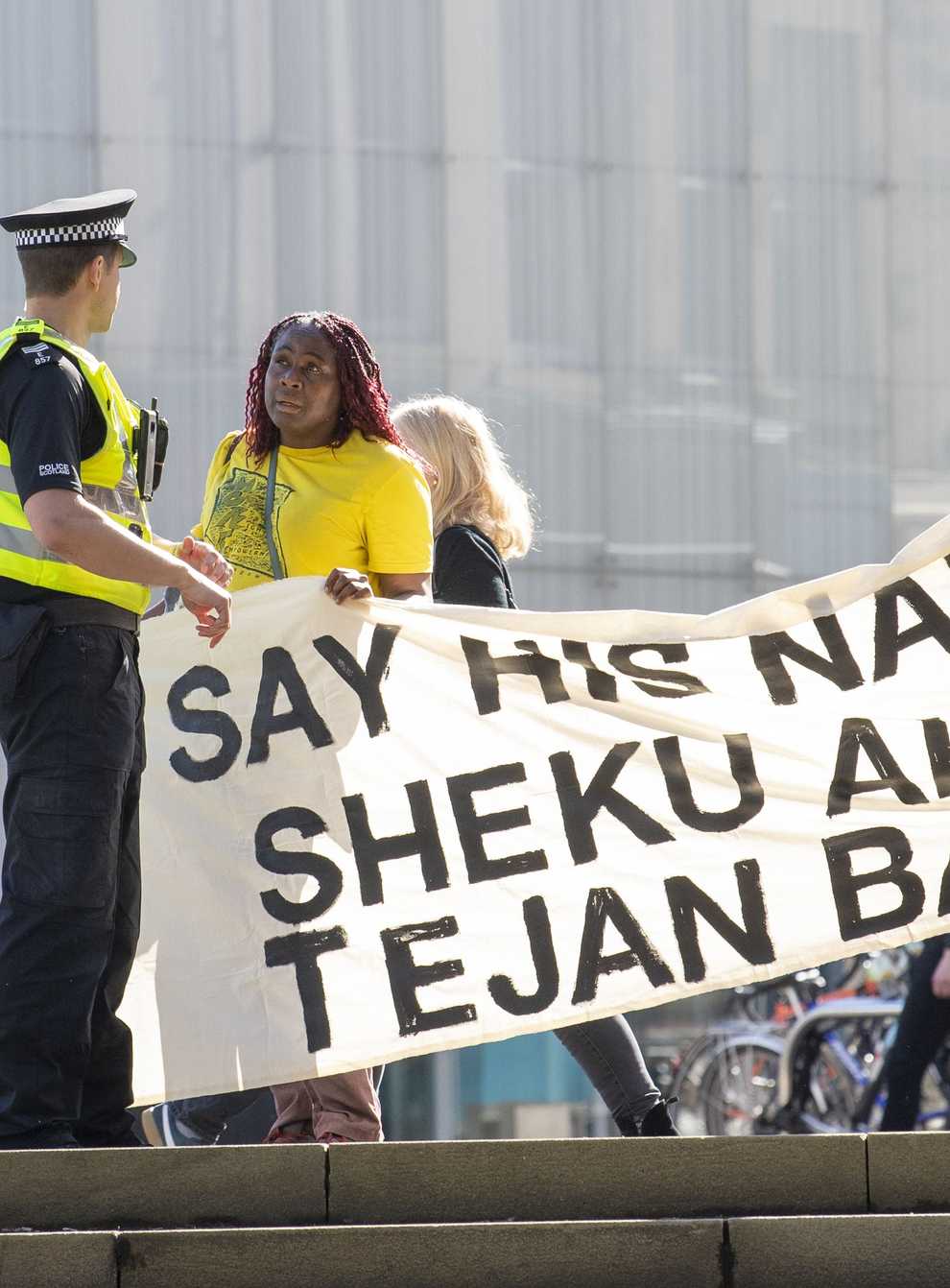 The the public inquiry into the death of Sheku Bayoh, who died in May 2015 after he was restrained by officers responding to a call in Kirkcaldy, Fife, continues (Lesley Martin/PA)