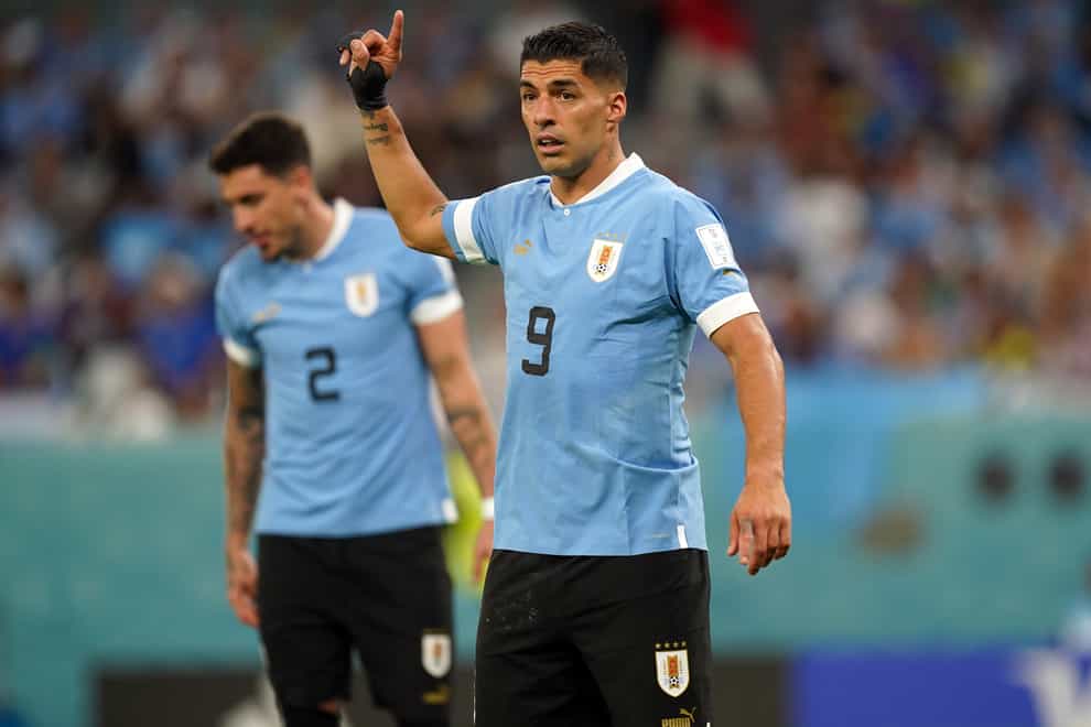Luis Suarez looked a shadow of his former self in Uruguay’s draw with South Korea (Mike Egerton/PA)