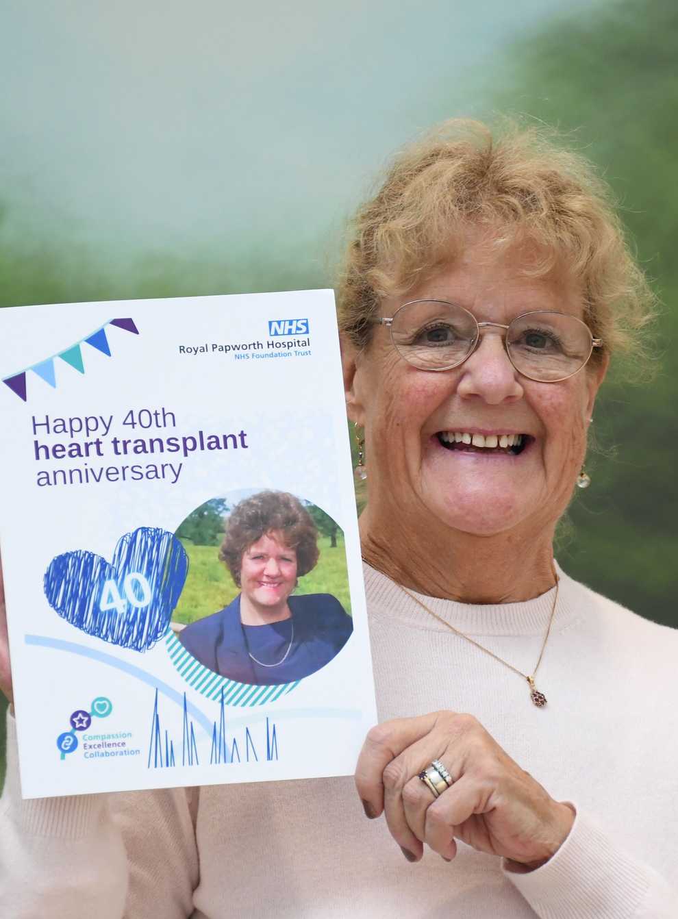 Sandy Law had her first heart transplant in November 1982 (Royal Papworth Hospital/PA)