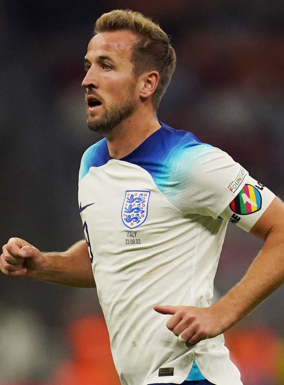 Harry Kane did not wear the OneLove armband against Iran (Nick Potts/PA)