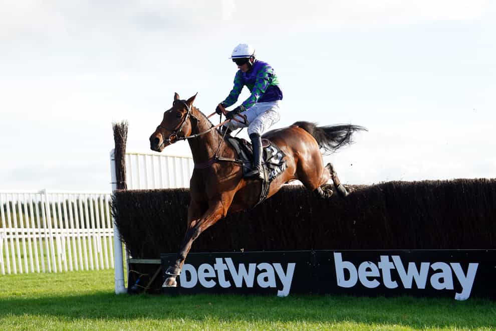 Thyme Hill on his way to victory at Exeter (David Davies/PA)