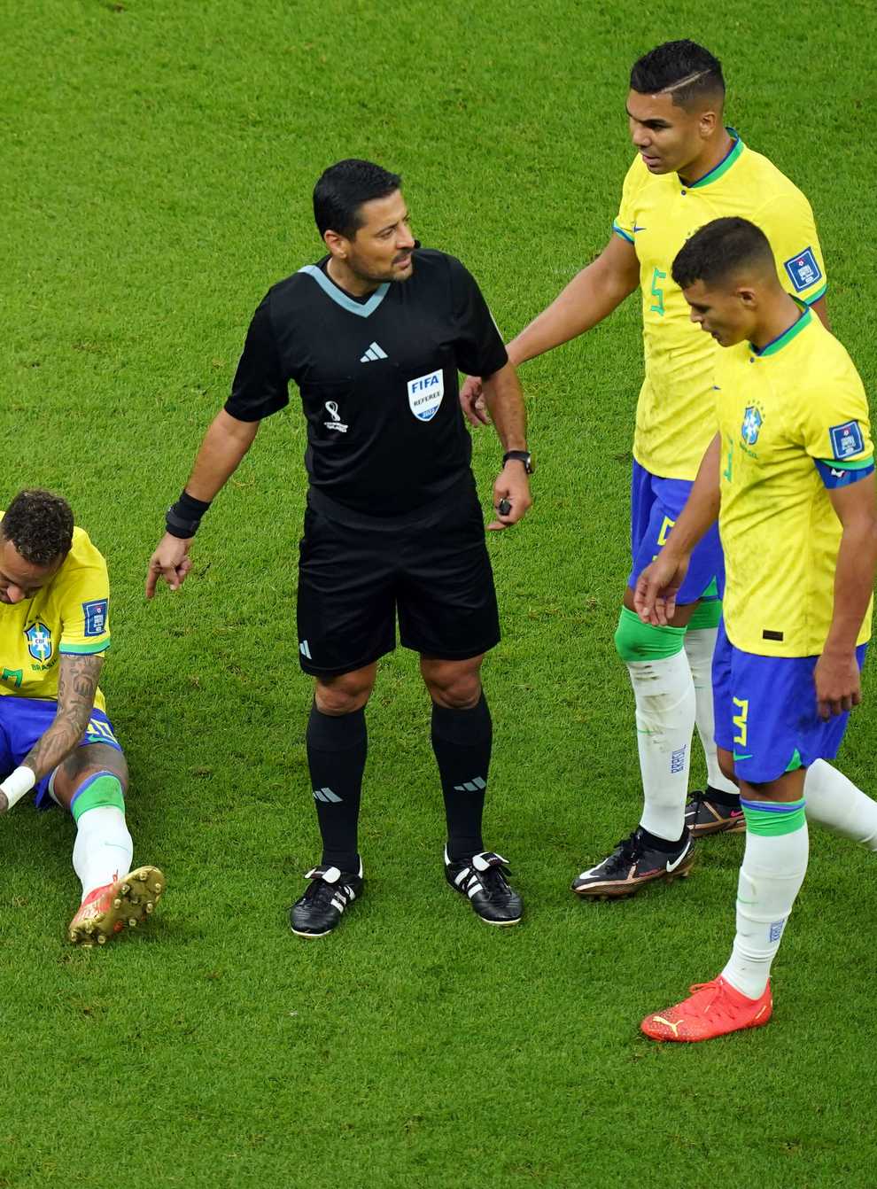 Neymar will miss Brazil’s match with Switzerland (Mike Egerton/PA)
