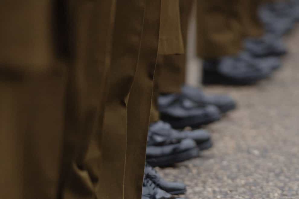 Stock picture of soldiers on parade (Stefan Rousseau/PA)