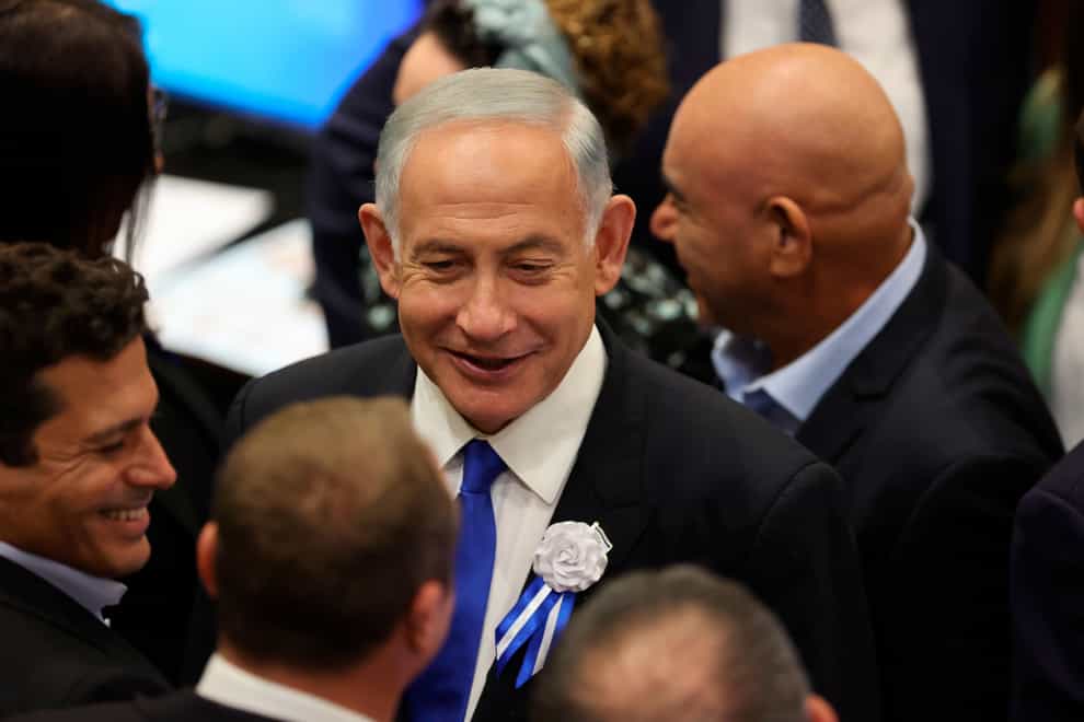 Likud Party leader Benjamin Netanyahu (AP)
