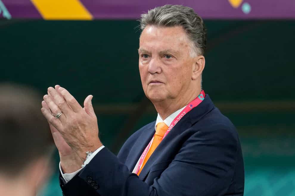 Netherlands head coach Louis van Gaal (Natacha Pisarenko/AP)