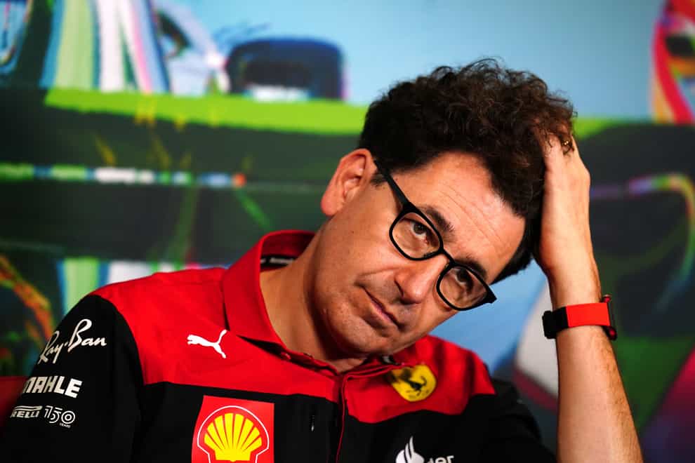 Mattia Binotto has resigned as Ferrari team principal (David Davies/PA)