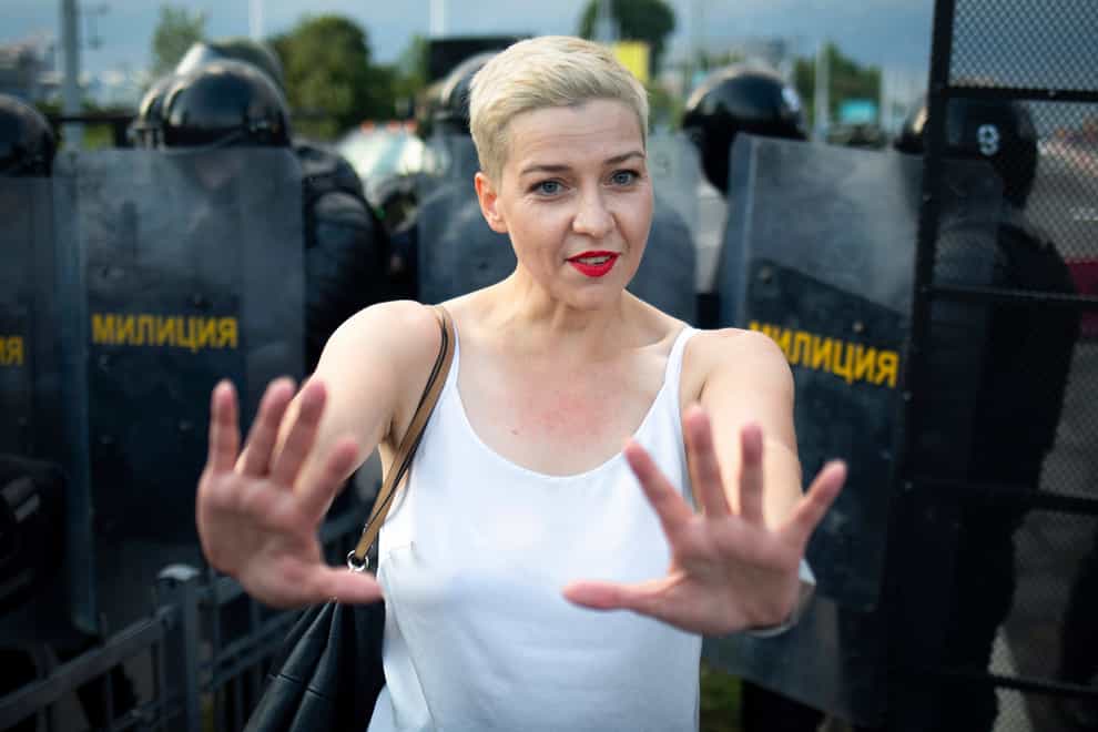 Maria Kolesnikova (Tut.By via AP)