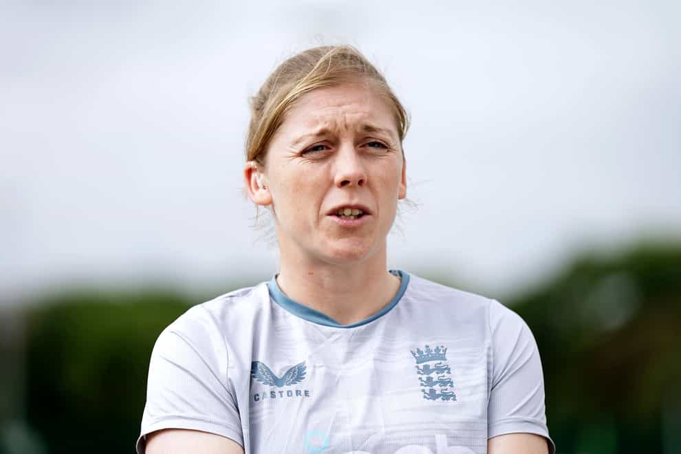 Heather Knight has high hopes for her England team (Aaron Chown/PA)