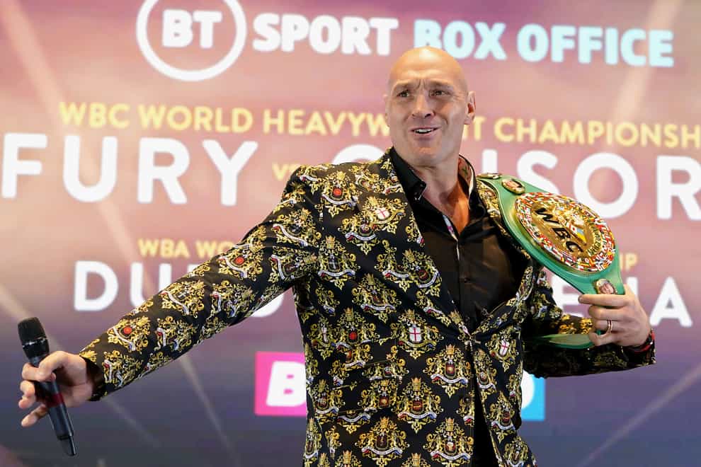 Tyson Fury is eager to embark on a world tour in 2023 (Zac Goodwin/PA)