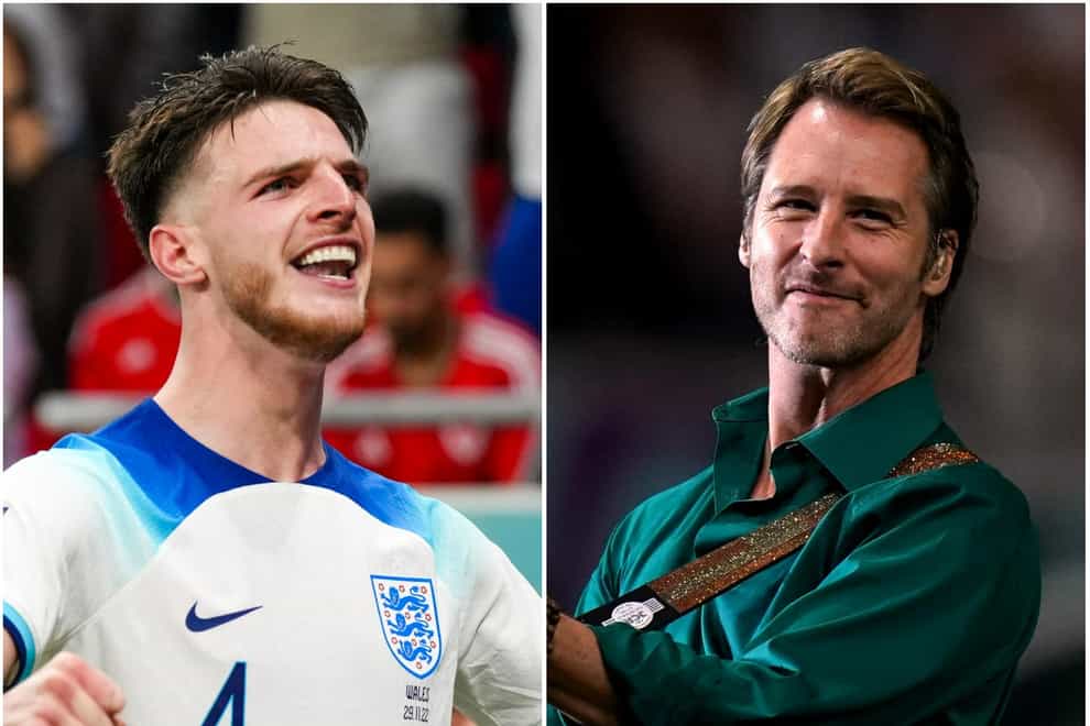 Declan Rice said he and Chesney Hawkes are now ‘pals’ (Nick Potts/Adam Davy/PA)