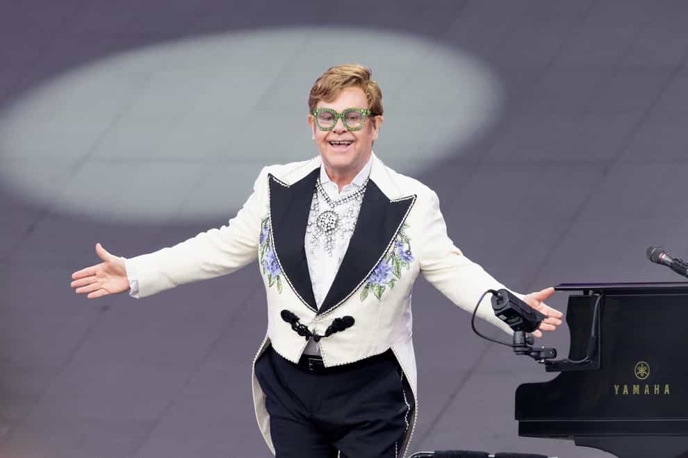 Sir Elton John has been announced as the first headline act for Glastonbury 2023 (Suzan Moore/PA)